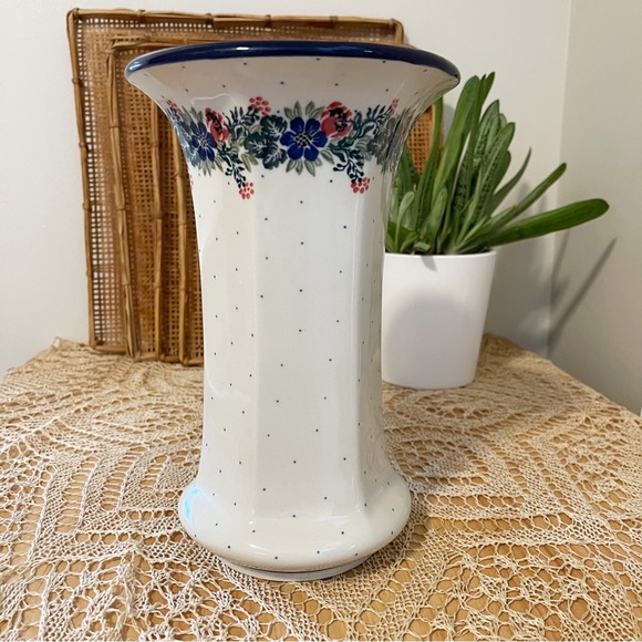 Ceramika Artystyczna Polish Pottery Vase - Picture 2 of 9